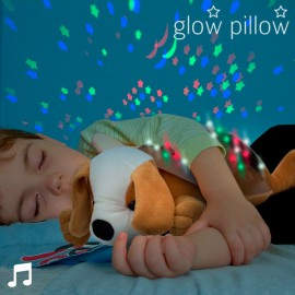 Proyector LED con Sonido Perrito Glow Pillow