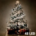 Luces de Navidad Blancas (48 LED)