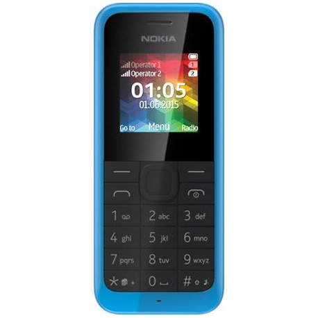 Nokia 105 DS azul-negro
