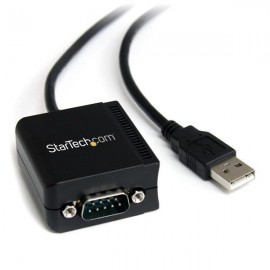 StarTech.com Cable Adaptador 1,8m USB a 1 Puerto Serie Serial RS232 DB9 FTDI ICUSB2321FIS