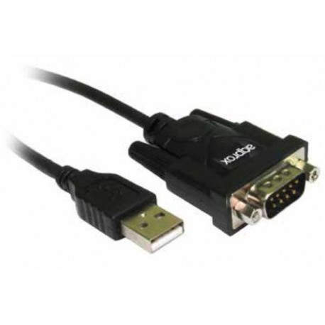 Approx appC27 USB 2.0 DB9 Negro APPC27