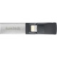 Sandisk SDIX30N-064G-GN6NN 64GB USB 3.0/Lightning Negro, Plata unidad flash USB SDIX30N-064G-GN6NN
