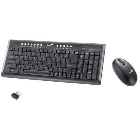 TECLADO Y RATON GENIUS OPTICO WIRELESS LUXMATE 800