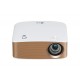 LG PH150G 130lÃÂºmenes ANSI LCOS 720p (1280x720) Portable projector Oro, Color blanco PH150G