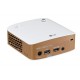 LG PH150G 130lÃÂºmenes ANSI LCOS 720p (1280x720) Portable projector Oro, Color blanco PH150G