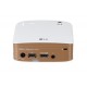 LG PH150G 130lÃÂºmenes ANSI LCOS 720p (1280x720) Portable projector Oro, Color blanco PH150G