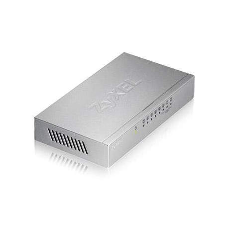 ZyXEL ES-108A V3 No administrado Gigabit Ethernet (10/100/1000) MetÃÂ¡lico ES-108AV3-EU0101F