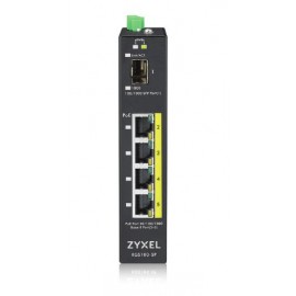 ZyXEL RGS100-5P No administrado L2 Gigabit Ethernet (10/100/1000) EnergÃÂ­a sobre Ethernet (PoE) Negro RGS100-5P-ZZ0101F