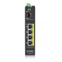 ZyXEL RGS100-5P No administrado L2 Gigabit Ethernet (10/100/1000) EnergÃÂ­a sobre Ethernet (PoE) Negro RGS100-5P-ZZ0101F