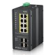 ZyXEL RGS200-12P Gestionado L2 Gigabit Ethernet (10/100/1000) EnergÃÂ­a sobre Ethernet (PoE) Negro RGS200-12P-ZZ0101F