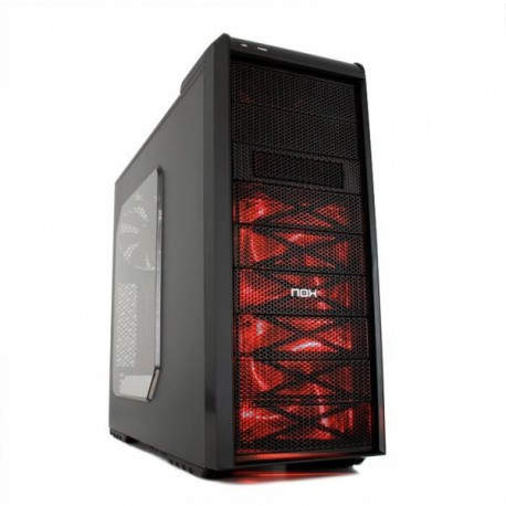 NOX Coolbay SX Devil 3.0 ATX Rojo