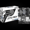 Asrock Z270 Pro4 Intel Z270 LGA 1151 (Socket H4) ATX 90-MXB3Q0-A0UAYZ