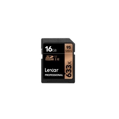 Lexar 16GB Professional 633x SDHC 16GB SDHC UHS-I Class 10 memoria flash LSD16GCB1EU633