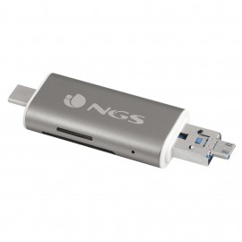 NGS ALLYREADER USB/Micro-USB Gris, Color blanco ALLYREADER