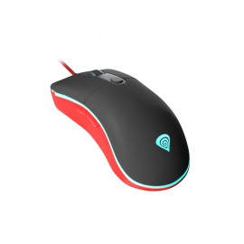 Natec Genesis Krypton 500 USB Ãptico 7200DPI mano derecha Negro, Rojo NMG-0875