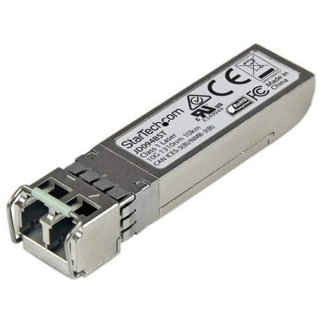 StarTech.com Módulo Transceptor de Fibra SFP+ de 10 gigabits - Compatible HP JD094B - Monomodo con DDM LC 10km JD094BST