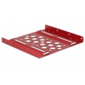 DeLOCK 21290 3.5'' Carrier panel Rojo 21290