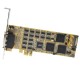 StarTech.com Tarjeta Adaptador Serie PCI Express de 16 Puertos RS232 DB9 Perfil Bajo PEX16S550LP