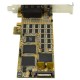StarTech.com Tarjeta Adaptador Serie PCI Express de 16 Puertos RS232 DB9 Perfil Bajo PEX16S550LP