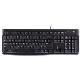Logitech K120 USB AZERTY Francés Negro 920-002515