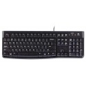 Logitech K120 USB AZERTY Francés Negro 920-002515