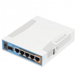 Mikrotik hAP ac 500Mbit/s EnergÃ­a sobre Ethernet (PoE) Color blanco RB962UIGS-5HACT2HNT
