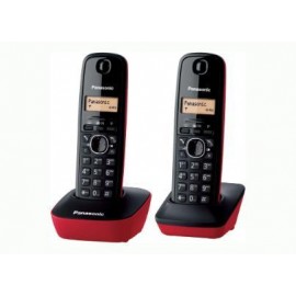 Panasonic KX-TG1612 Negro y Rojo