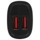 StarTech.com Cargador de Coche USB de Dos Puertos - 24W / 4,8A - Negro USB2PCARBKS