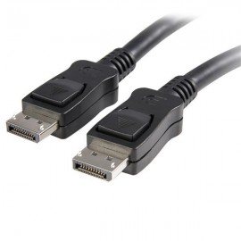 StarTech.com Cable de 3m DisplayPort 1.2 4k con Cierre de Seguridad - 2x Macho DP DISPLPORT10L