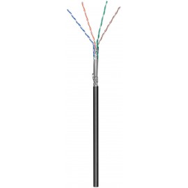 Wentronic 57296 100m Cat5e SF/UTP (S-FTP) Negro 57296