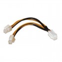Nanocable CABLE ALIM. 4PIN/H-4+4PIN/M 15CM 10.19.1401