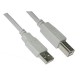 Nanocable CABLE USB 2.0 IMPRESORA, TIPO A/M-B/M, BEIGE, 1.0 M 10.01.0102