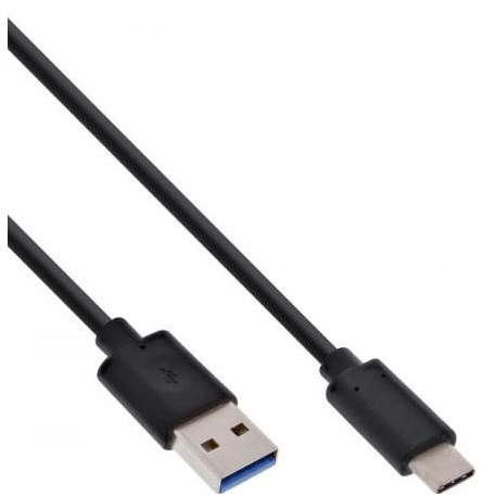 InLine 35712 2m USB A USB C Negro 35712