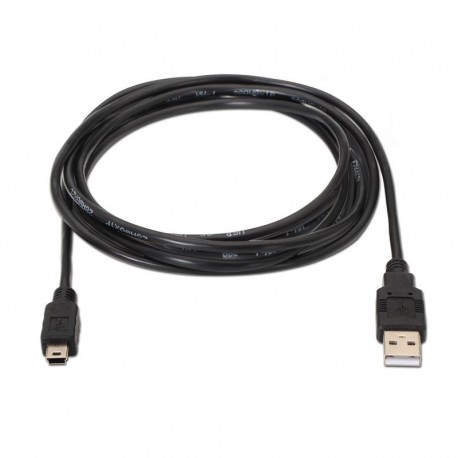 Nanocable 10.01.0403 3m USB A Mini-USB B Negro 10.01.0403