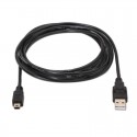 Nanocable 10.01.0403 3m USB A Mini-USB B Negro 10.01.0403