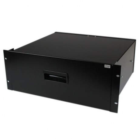 StarTech.com Cajon MetÃ¡lico Acero Negro 4U 19in Pulgadas para montar en Armario Rack Bastidor 4UDRAWER