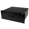 StarTech.com Cajon MetÃ¡lico Acero Negro 4U 19in Pulgadas para montar en Armario Rack Bastidor 4UDRAWER