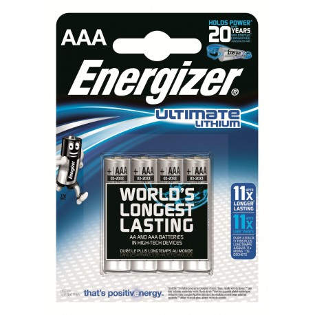 Energizer ENLITHIUMAAAP4 635233