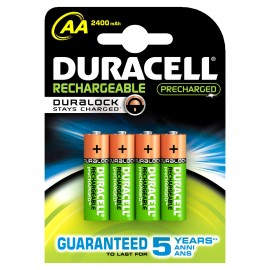 Duracell 4xAA 2400mAh 5000394057043
