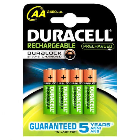 Duracell 4xAA 2400mAh 5000394057043