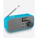 SPC Frosty Radio PortÃ¡til Negro, Azul 4570A