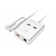 CLUB3D USB 3.0 to HDMIâ„¢ Graphics + Ethernet + 2 x USB 3.0 CSV-2600
