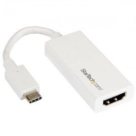 StarTech.com Adaptador GrÃ¡fico USB-C a HDMI - Conversor de VÃ­deo USB 3.1 Type-C a HDMI - Blanco CDP2HDW