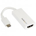 StarTech.com Adaptador GrÃ¡fico USB-C a HDMI - Conversor de VÃ­deo USB 3.1 Type-C a HDMI - Blanco CDP2HDW