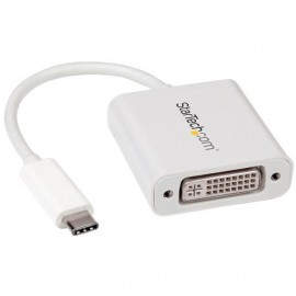 StarTech.com Adaptador GrÃ¡fico USB-C a DVI - Blanco CDP2DVIW