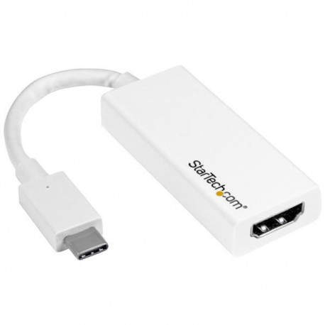 StarTech.com Adaptador USB-C a HDMI - 4K 60Hz - Blanco CDP2HD4K60W