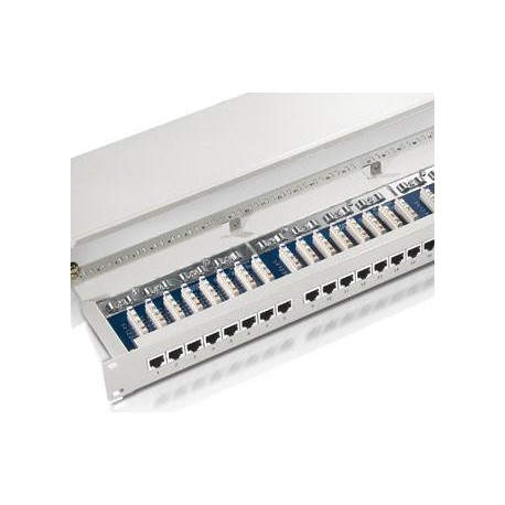 Equip PatchPanel 19'' Cat.5e 24-Port, 1 U, light-grey 327324