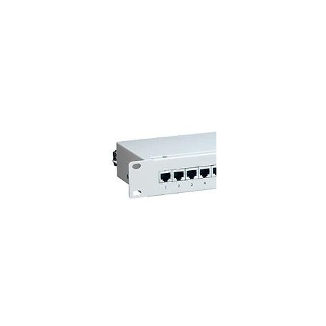 Equip Patch Panel 19'' Cat.6-/Class E 16-Port, 1 U, light-grey 326316