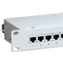 Equip Patch Panel 19'' Cat.6-/Class E 16-Port, 1 U, light-grey 326316