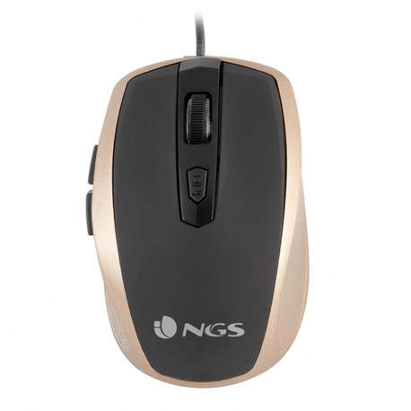 NGS TICK 800 1600DPI USB 6 BOTONES COLOR ORO